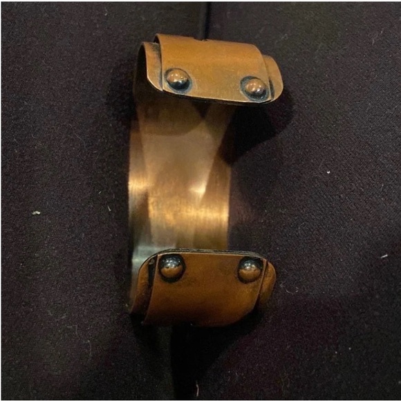 Mid Century Copper Cuff Bracelet - Picture 3 of 5